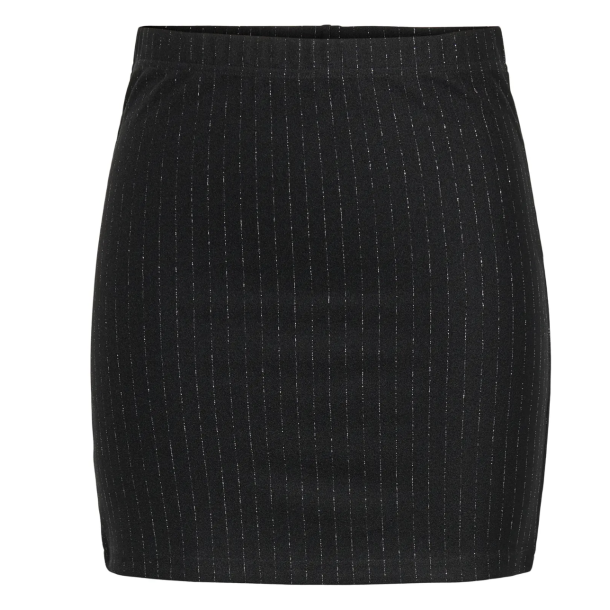 JACQUELINE de YONG JDYMARY LUREX MINI SKIRT BLACK