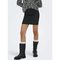 JACQUELINE de YONG JDYMARY LUREX MINI SKIRT BLACK