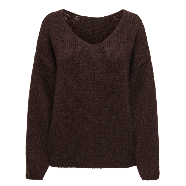 JACQUELINE de YONG JDYDINEA PULLOV. KNIT BROWN