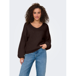 JACQUELINE de YONG JDYDINEA PULLOV. KNIT BROWN