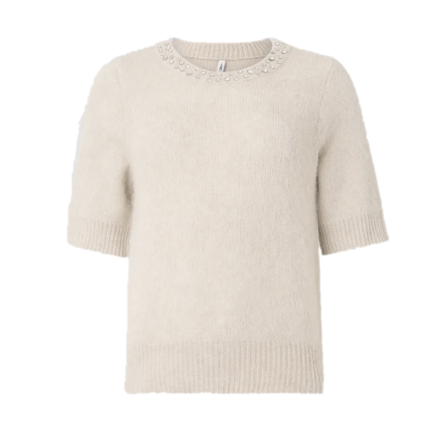 ONLY ONLRINA RHINESTONE KNIT PUMICE STONE