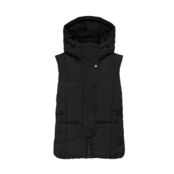 JACQUELINE de YONG JDYWONDER SHORT HOOD WAIST BLACK