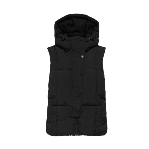 JACQUELINE de YONG JDYWONDER SHORT HOOD WAIST BLACK