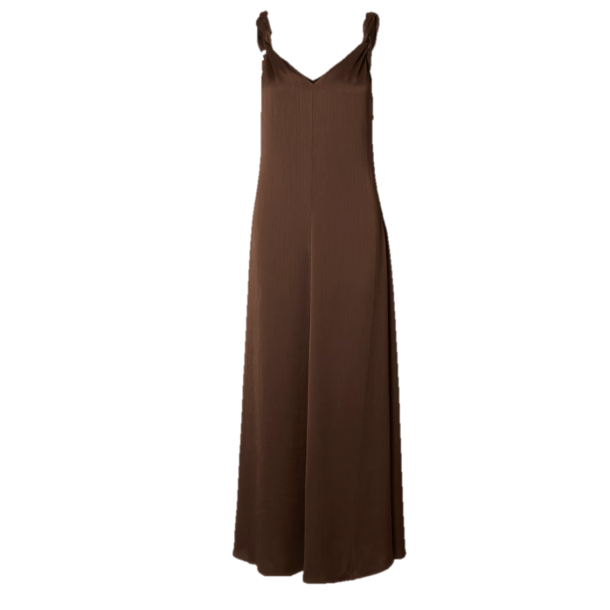 SELECTED FEMME SLFNORA DRESS BROWN