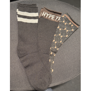 HYPE THE DETAIL SOCKS 3-PACK BLACK/BROWN