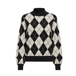 ONLY ONLANNY O-NECK KNIT BLACK