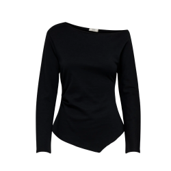 JACQUELINE de YONG JDYCATIE ASSYMETRIC TOP BLACK