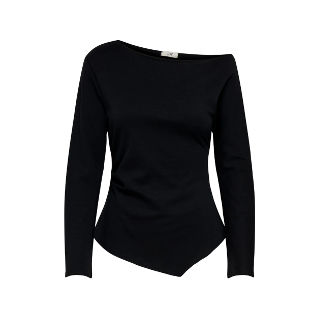 JACQUELINE de YONG JDYCATIE ASSYMETRIC TOP BLACK
