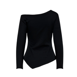 JACQUELINE de YONG JDYCATIE ASSYMETRIC TOP BLACK