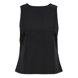 ONLY ONLGINIE LOOSE BOW TOP BLACK