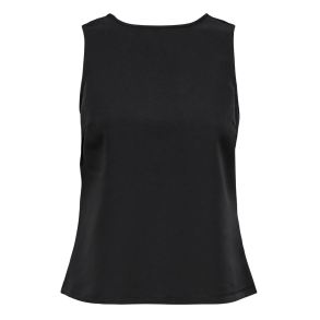 ONLY ONLGINIE LOOSE BOW TOP BLACK