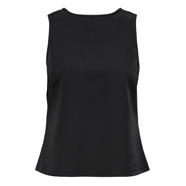 ONLY ONLGINIE LOOSE BOW TOP BLACK