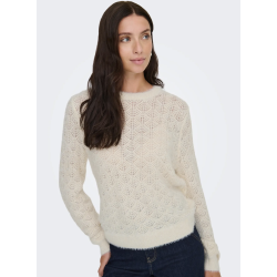 JACQUELINE de YONG JDYMARCELINE PULL. WHITE/GOLD