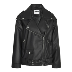 NOISY MAY NMPAULINA BIKER JACKET BLACK