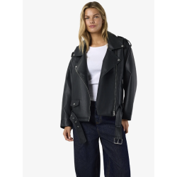 NOISY MAY NMPAULINA BIKER JACKET BLACK