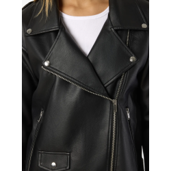 NOISY MAY NMPAULINA BIKER JACKET BLACK