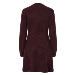 Y.A.S YASDOLLY KNIT DRESS BORDEAUX