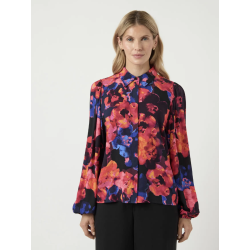 Y.A.S YASASINA SHIRT NAVY/LIMO 