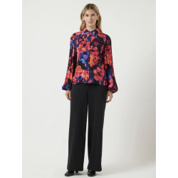 Y.A.S YASASINA SHIRT NAVY/LIMO 