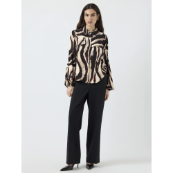 Y.A.S YASASINA SHIRT SANDSHELL/ZEBRA