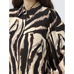 Y.A.S YASASINA SHIRT SANDSHELL/ZEBRA