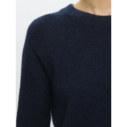 SELECTED FEMME SLFLULU KNIT O-NECK NAVY