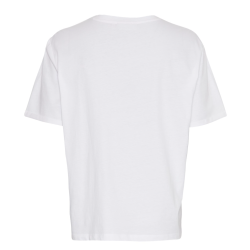 MSCH COPENHAGEN MSCHTERINA SMALL LOGO TEE WHITE