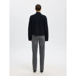 SELECTED FEMME SLFSIA ZIPPER CARDIGAN NAVY