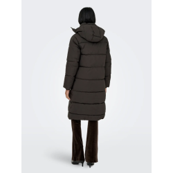 JACQUELINE de YONG JDYMAJA LONG PADDED JACKET BROWN