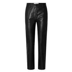 SELECTED FEMME SLFMARIE LEATHER PANTS BLACK