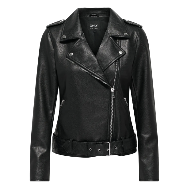 ONLY ONLMILLE FAUX LEATHER BIKER JACKET