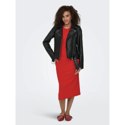 ONLY ONLMILLE BIKER JACKET BLACK