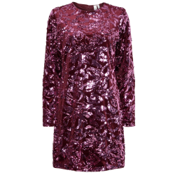 Y.A.S YASROCOCO SEQUIN DRESS PORT ROYAL
