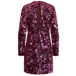 Y.A.S YASROCOCO SEQUIN DRESS PORT ROYAL