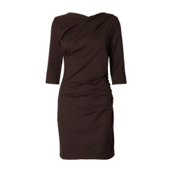 SELECTED FEMME SLFIRA-CAROLINA SHORT DRESS BROWN