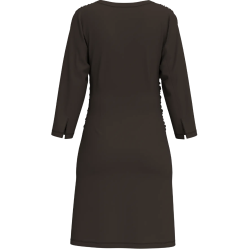SELECTED FEMME SLFIRA-CAROLINA SHORT DRESS BROWN