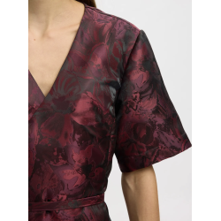 SELECTED FEMME SLFSONA SHORT WRAP DRESS FIG