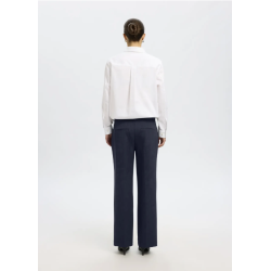 SELECTED FEMME SLFRITA WIDE PANT NAVY
