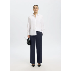 SELECTED FEMME SLFRITA WIDE PANT NAVY