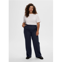 SELECTED FEMME SLFRITA WIDE PANT NAVY