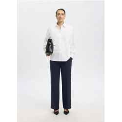 SELECTED FEMME SLFRITA WIDE PANT NAVY