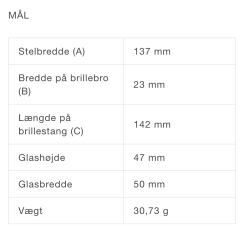 HART &amp; HOLM BIELLA LSEBRILLE WALNUT