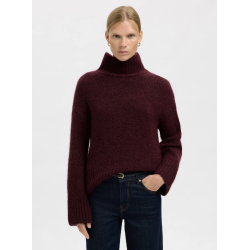 SELECTED FEMME SLFGABRIELLA KNIT HIGH NECK FIG