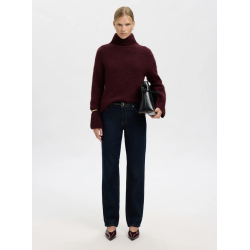 SELECTED FEMME SLFGABRIELLA KNIT HIGH NECK FIG