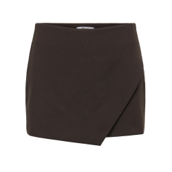 ONLY ONLMIST-YASMINE WRAP SKORT CHOCO