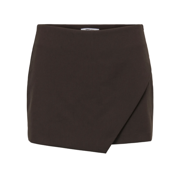 ONLY ONLMIST-YASMINE WRAP SKORT CHOCO