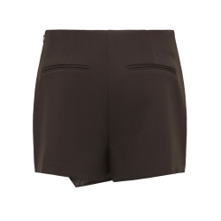 ONLY ONLMIST-YASMINE WRAP SKORT CHOCO