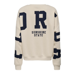 ONLY ONLSWEAT BACK/SLEEVE PRINT BIRCH