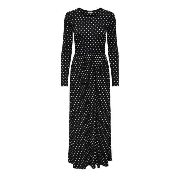 JACQUELINE de YONG JDYBOWIE L/S DRESS BLACK/DOTS