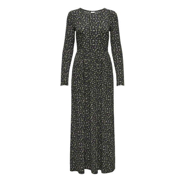 JACQUELINE de YONG JDYBOWIE L/S DRESS BLACK/FLOWER
